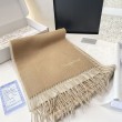 Qualità superiore replica Sciarpe Dior misto lana e cashmere 32 x 200 Beige
