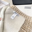 Qualità superiore replica Sciarpe Dior misto lana e cashmere 32 x 200 Beige