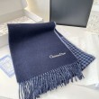 Sciarpe Dior misto lana e cashmere 32 x 200 Blu