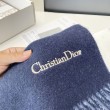 Sciarpe Dior misto lana e cashmere 32 x 200 Blu