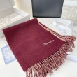 Pari all'originale replica Sciarpe Dior misto lana e cashmere 32 x 200 Rosso