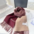 Pari all'originale replica Sciarpe Dior misto lana e cashmere 32 x 200 Rosso