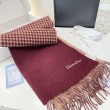 Pari all'originale replica Sciarpe Dior misto lana e cashmere 32 x 200 Rosso