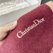 Pari all'originale replica Sciarpe Dior misto lana e cashmere 32 x 200 Rosso