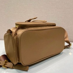 Replica Zaino Prada medio Re-Nylon con marsupio 1BZ811 Marrone Imitazioni Replica qualità specchio Zaino Prada medio Re-Nylon con marsupio 1BZ811 Marrone