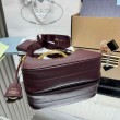 Borsa a mano/borsa hobo Saffiano Prada Re-Edition 2005 Borgogna