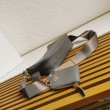 Borse firmate replica/borsa hobo Saffiano Prada Re-Edition 2005 Grigio