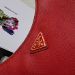 Imitazioni borse griffate a mano/borsa hobo Saffiano Prada Re-Edition 2005 Rosso