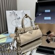 Borsa a mano Prada Bonnie mini 1BA486 Beige