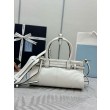Imitazioni borse griffate a mano Prada Bonnie mini 1BA486 Bianco