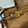 Borsa a mano Prada Bonnie mini 1BA486 Marrone