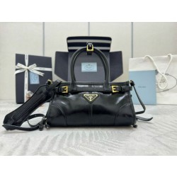 Borsa a mano Prada Bonnie mini 1BA486 Nero