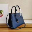 Borsa a mano Prada Galleria Saffiano piccola/media/grande Blu