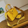 Borsa a mano Prada Galleria Saffiano piccola/media/grande Giallo