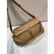 Borsa a spalla grande Prada Explore con patta in nappa 1BD391 Marrone