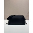 Borsa a spalla grande Prada Explore con patta in nappa 1BD391 Nero