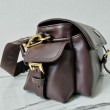 Borse Replica Alta Qualità a spalla media Prada Explore con patta 1BD394 Borgogna