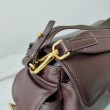 Borse Replica Alta Qualità a spalla media Prada Explore con patta 1BD394 Borgogna