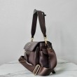 Borse Replica Alta Qualità a spalla media Prada Explore con patta 1BD394 Borgogna
