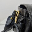 Borsa a spalla media Prada Explore con patta 1BD394 Nero