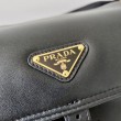 Borsa a spalla media Prada Explore con patta 1BD394 Nero