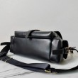 Borsa a spalla media Prada Explore con patta 1BD394 Nero