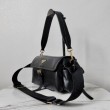 Borsa a spalla media Prada Explore con patta 1BD394 Nero