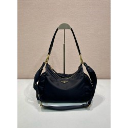 Replica Perfetta a spalla Prada Explore grande Re-Nylon 1BC264 Nero