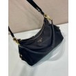 Replica Perfetta a spalla Prada Explore grande Re-Nylon 1BC264 Nero