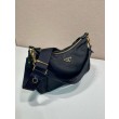 Replica Perfetta a spalla Prada Explore grande Re-Nylon 1BC264 Nero
