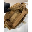 Borsa a spalla Prada Explore Re-Nylon media con patta 1BD394 Marrone
