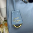 Borsa hobo mini Prada Re-Edition 2005 Re-Nylon Saffiano 1N204M Blu