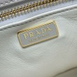 Borsa tote media Prada Galleria Saffiano 1BA457 Bianco