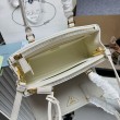 Borsa tote media Prada Galleria Saffiano 1BA457 Bianco