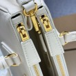 Borsa tote media Prada Galleria Saffiano 1BA457 Bianco