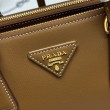 Borse Replica tote media Prada Galleria Saffiano 1BA457 Marrone