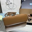 Borse Replica tote media Prada Galleria Saffiano 1BA457 Marrone