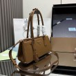 Borse Replica tote media Prada Galleria Saffiano 1BA457 Marrone
