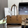Borse Replica tote media Prada Galleria Saffiano 1BA457 Marrone