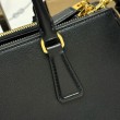 Borsa tote media Prada Galleria Saffiano 1BA457 nero