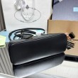 Borsa tote media Prada Galleria Saffiano 1BA457 nero