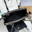 Borsa tote media Prada Galleria Saffiano 1BA457 nero