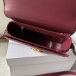 Borse Celine Teen Triomphe in pelle di vitello rossa