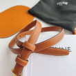 Cintura Celine Elegant Charm 18mm Marrone finiture dorate Cintura Celine Elegant Charm 18mm Marrone finiture dorate