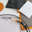Cintura Celine Elegant Charm 18mm Nera finiture dorate Cintura Celine Elegant Charm 18mm Nera finiture dorate