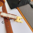 Cintura Celine Triomphe Media 25mm Marrone