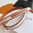 Cintura Celine Triomphe Media 25mm Marrone