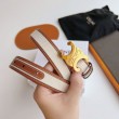 Cintura Celine Triomphe Media 25mm Marrone
