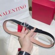 Qualità superiore replica Cintura reversibile con logo VLogo Valentino Garavani 30mm Albicocca/Nero