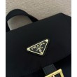 Zaino Prada medio Re-Nylon con marsupio 1BZ811 Nero